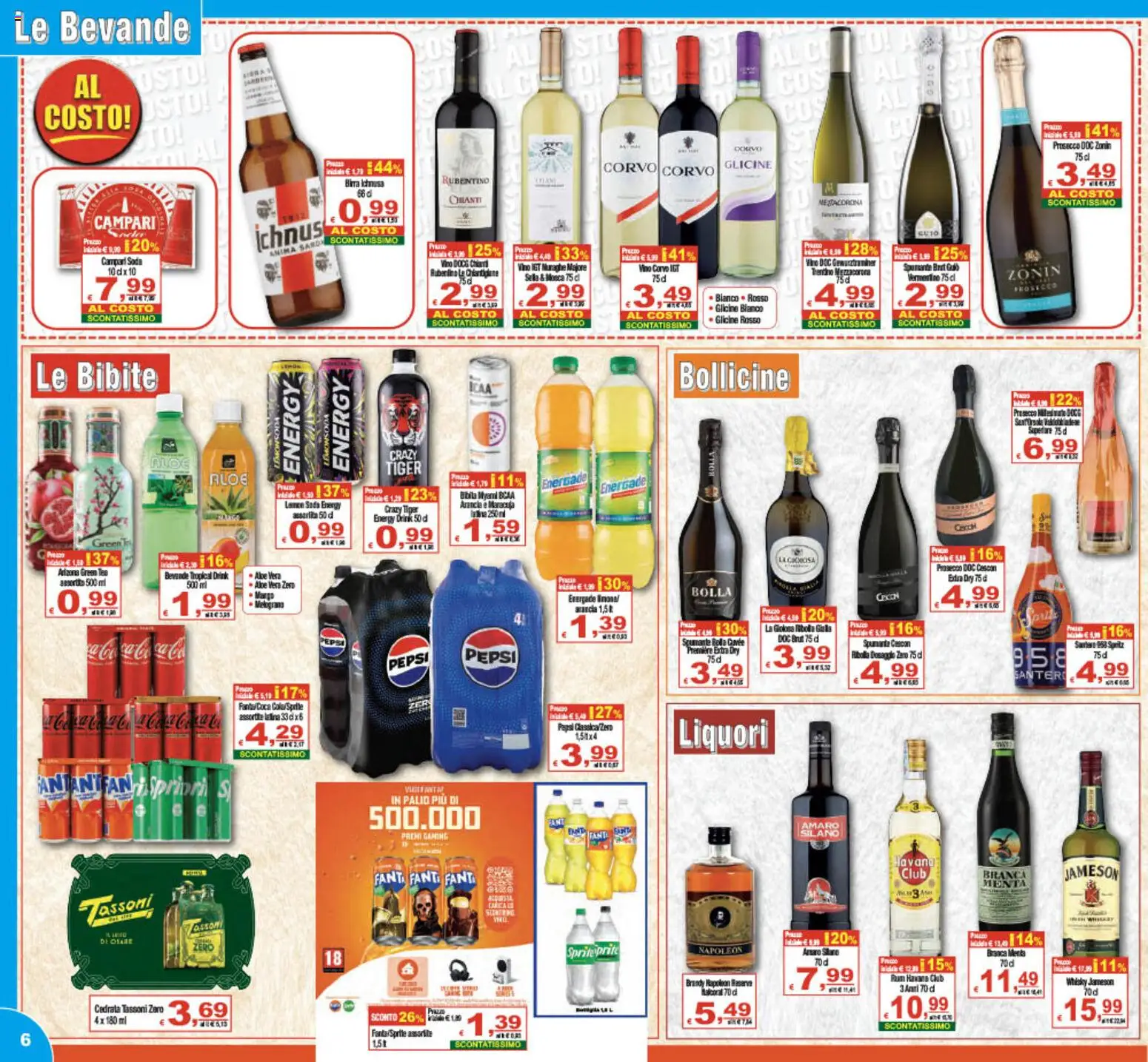 Volantino CTS del 17.04.2026 | Pagina: 6 | Prodotti: Birra, Whisky, Vino, Aloe vera