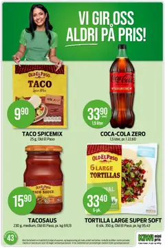Forhåndsvisning av TACO SPICEMIX, 25 g, Old El Paso gyldig fra 20.10.2025 | Side: 22 | Produkter: Kiwi, Stable door, Taco
