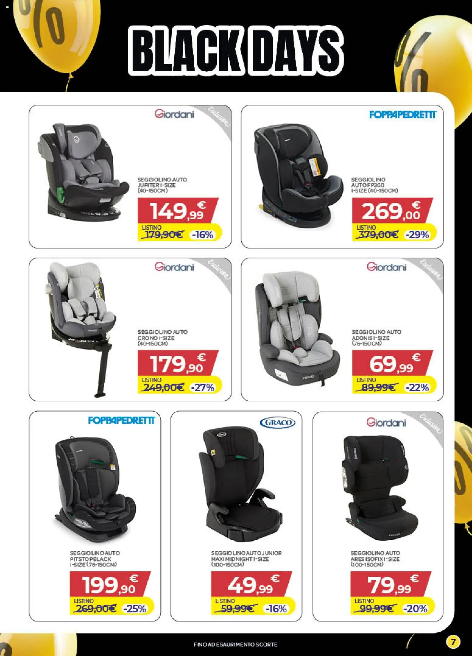 Volantino Bimbo store del 20.11.2025 | Pagina: 7 | Prodotti: Seggiolino