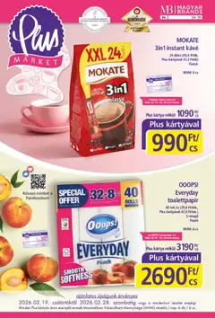 Plus Market Akciós újság - amely érvényes a következő dátumtól: 19.02.2026