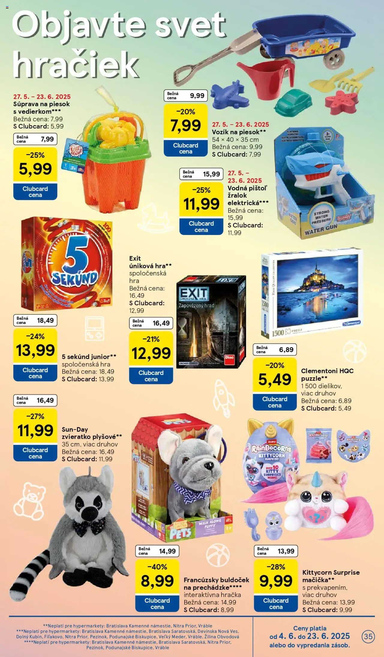 Tesco Hypermarket - leták │ platný od 18.06.2025 | Strana: 35 | Produkty: Puzzle, Hra