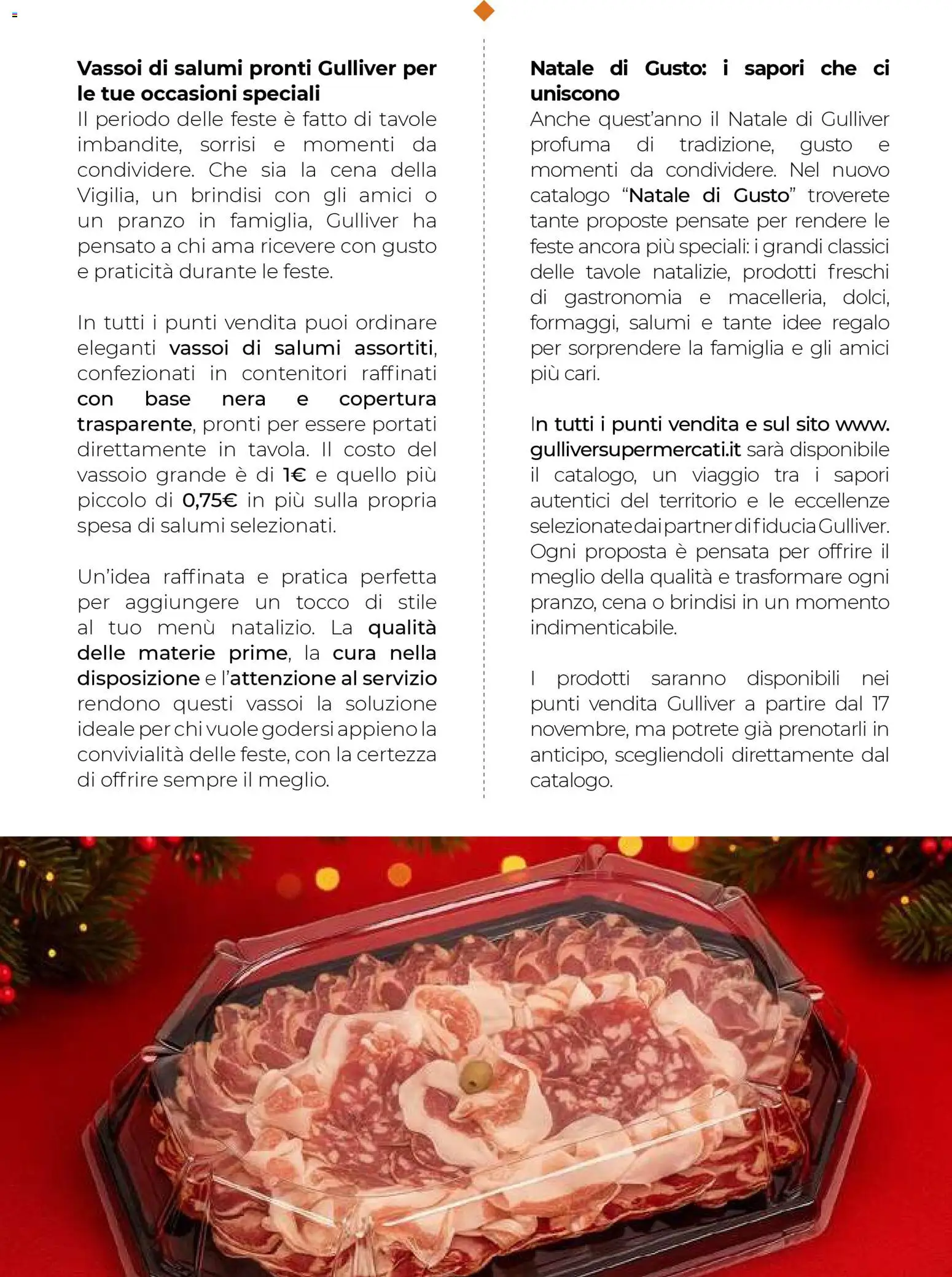Volantino Gulliver del 31.10.2025 | Pagina: 11 | Prodotti: Vassoio