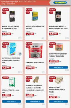 Praktiker Akciós újság - amely érvényes a következő dátumtól: 06.11.2025 | Oldal: 15