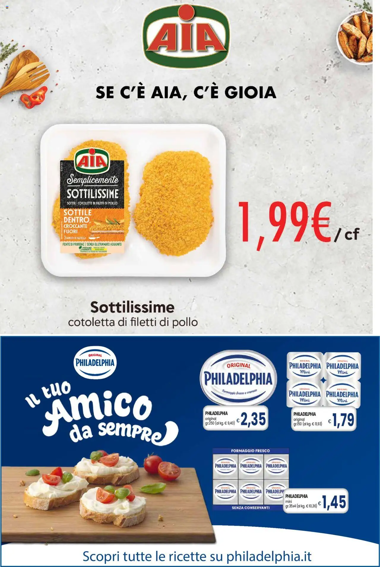 Volantino Galassia del 02.10.2025 | Pagina: 2 | Prodotti: Pollo, Formaggio, Padella