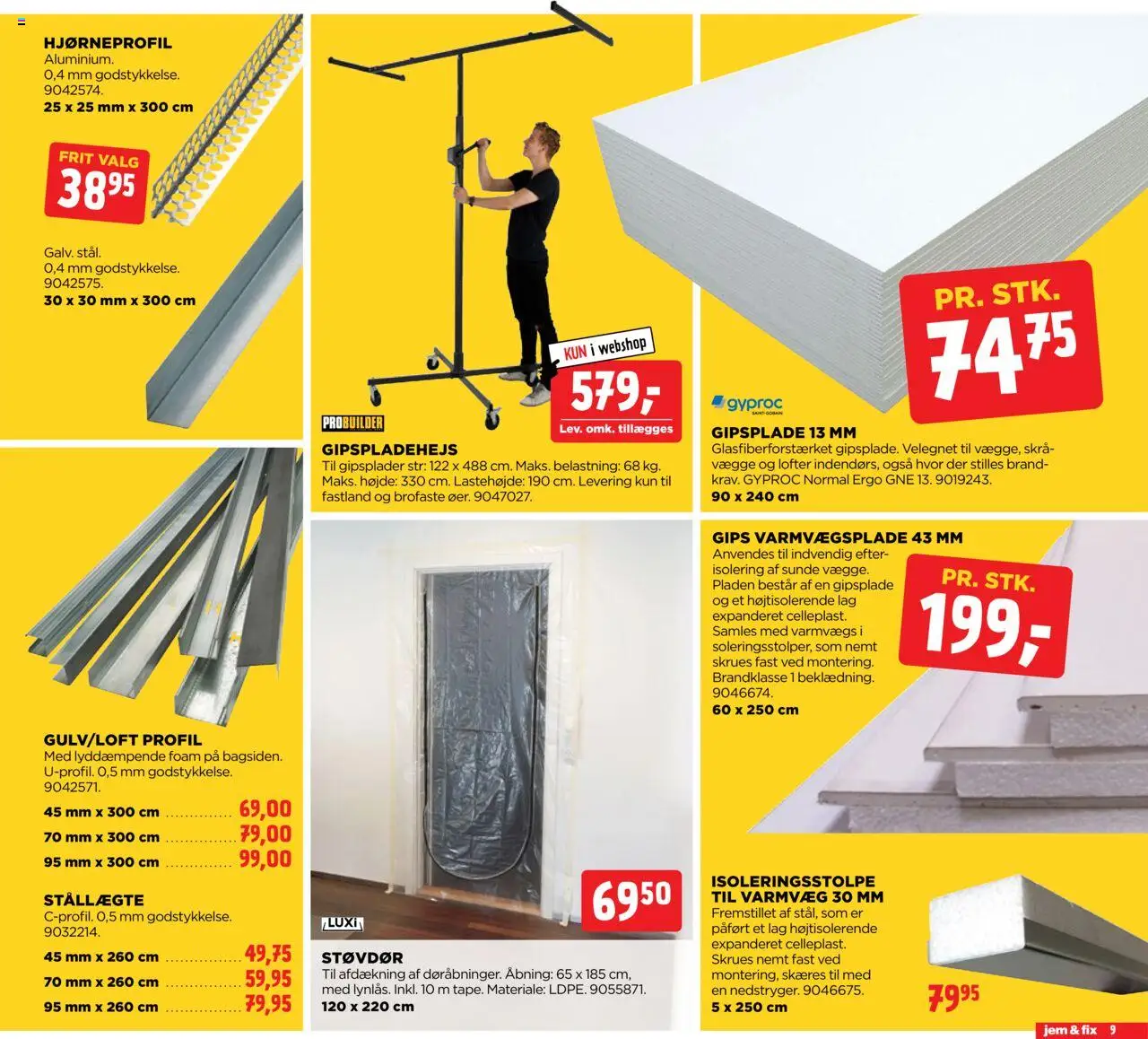 Jem & fix tilbudsavis – gyldig fra 19.10.2025 | Side: 9 | Produkter: Søm