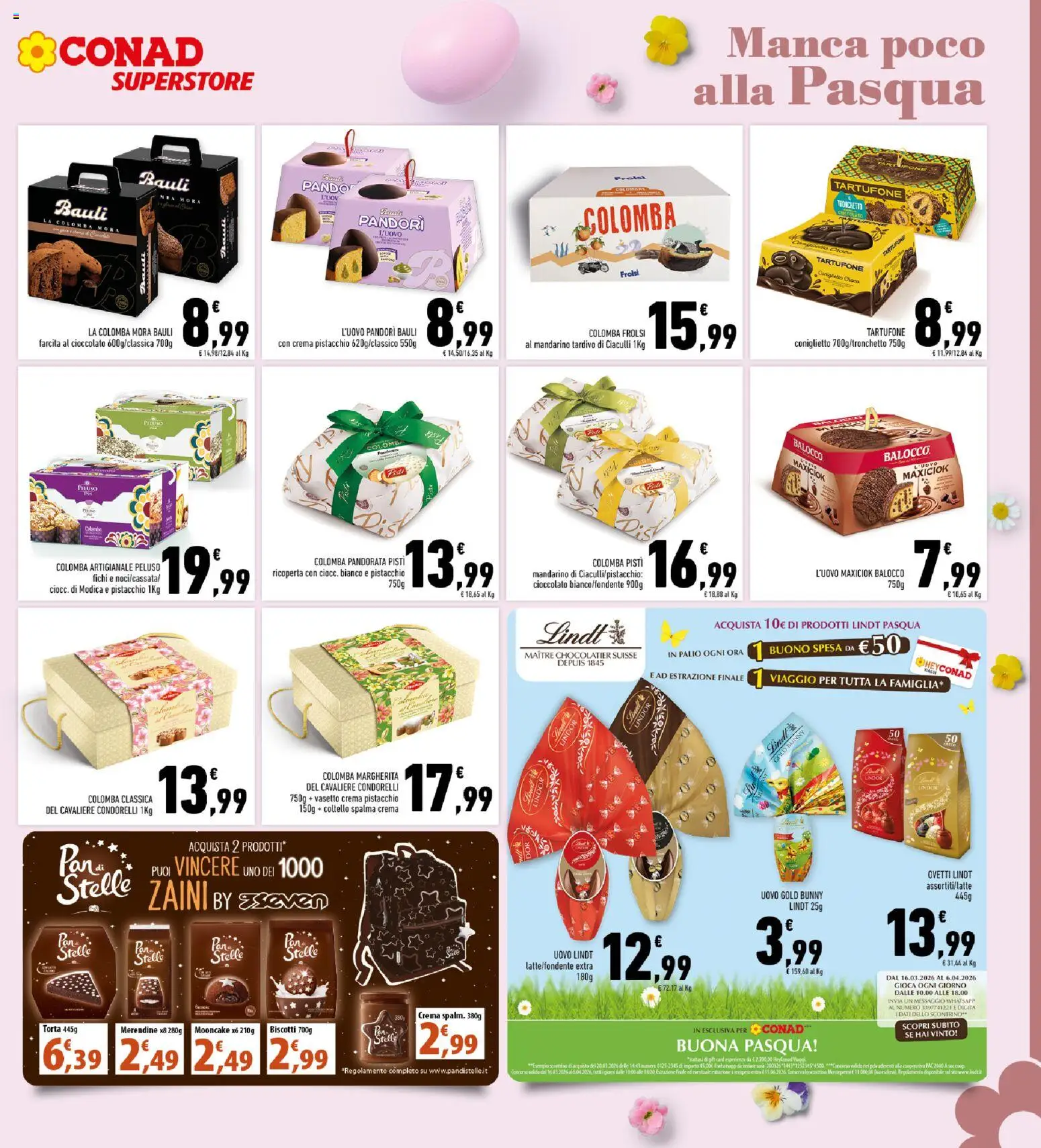Volantino Conad del 11.03.2026 | Pagina: 13 | Prodotti: Crema, Cioccolato, Biscotti, Torta