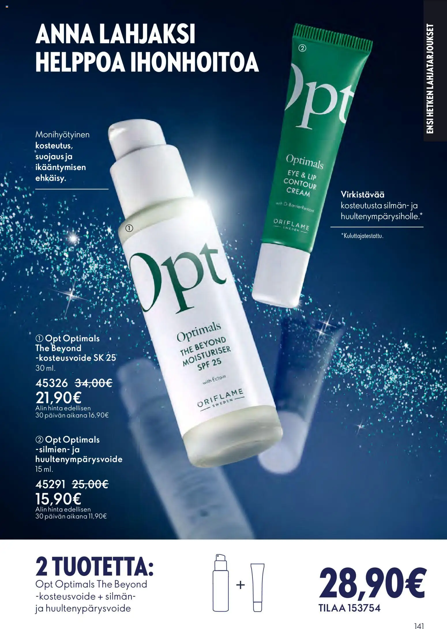 Oriflame - Esite 15 – voimassa 29.10.2025 alkaen | Sivu: 141