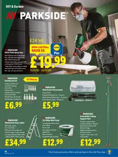 Preview of Lidl - Lidl Weekly valid from 15.01.2026 | Page: 16 | Products: Ladder, Paint