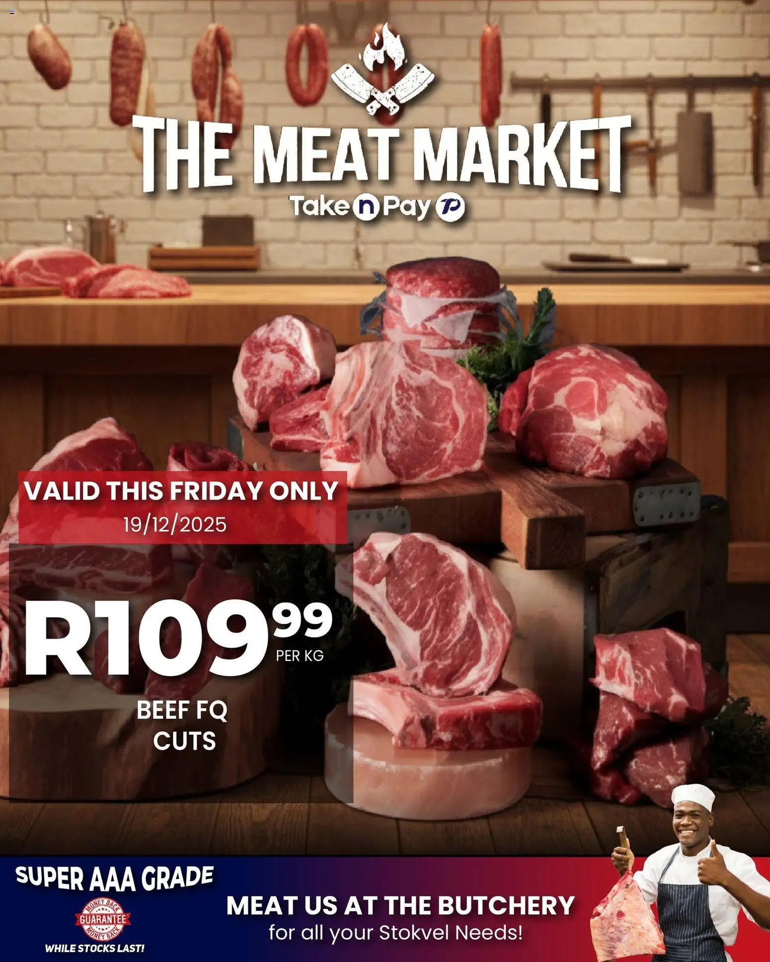 New Take n Pay catalogue – valid from 19.12.2025 | Page: 2 | Products: Bag, Beef