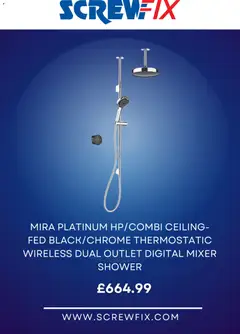 Preview of Screwfix - Offers valid from 24.02.2026 | Page: 7 | Products: Shower, Mixer
