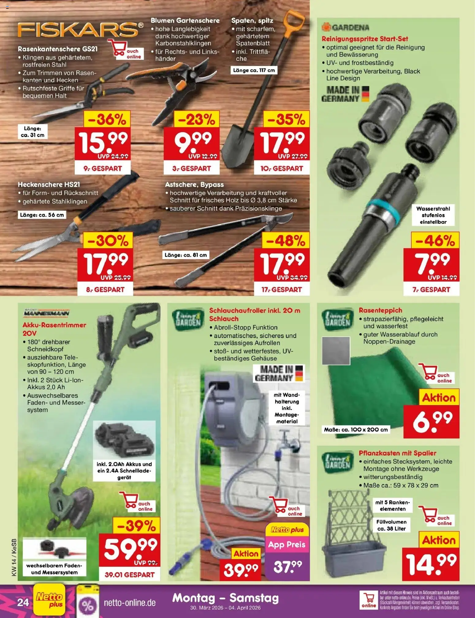 Netto Marken-Discount Prospekt Kruft	 – gültig ab 30.03.2026 | Seite: 30 | Produkte: Blumen