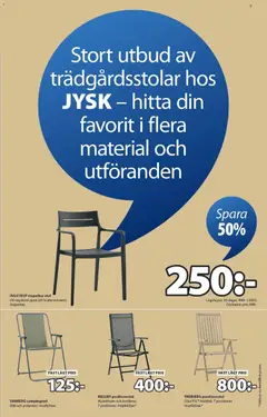 JYSK erbjudanden - Förhandsvisning av reklamblad från butik JYSK aktuell från 02.03.2026 | Sida: 5 | Produkter: Stol, Campingstol