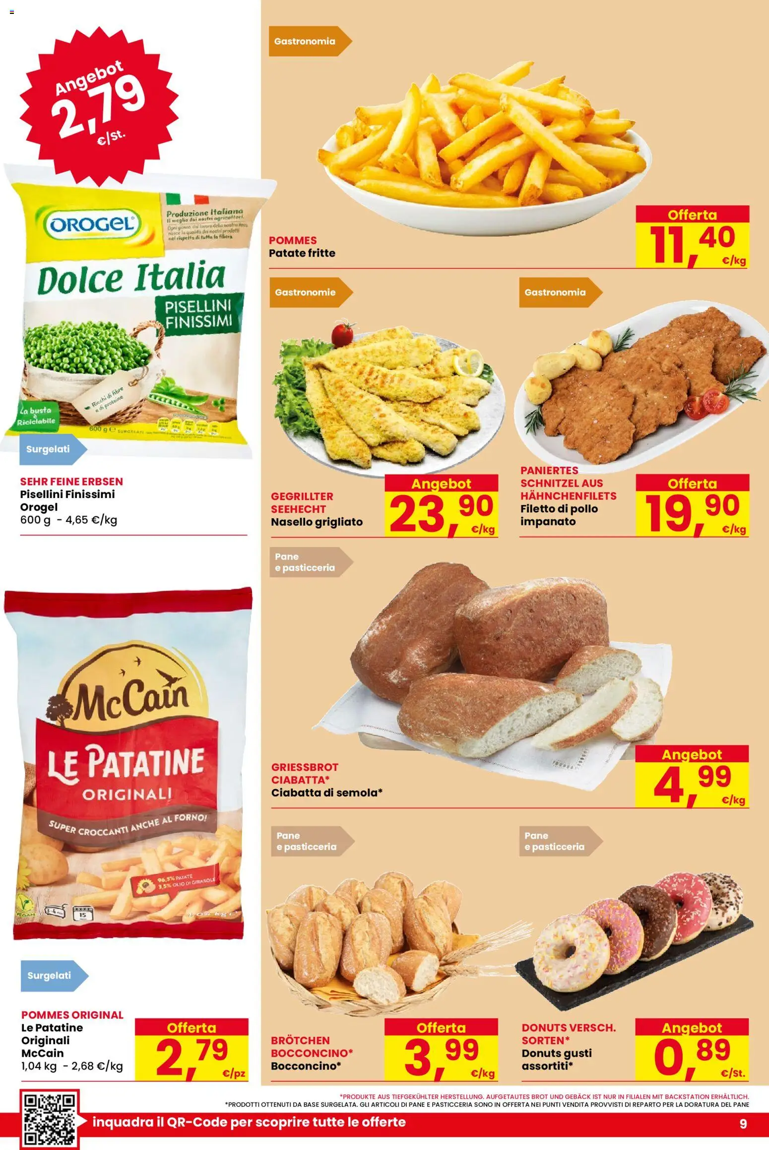 Volantino Despar del 13.11.2025 | Pagina: 9 | Prodotti: Pollo, Olio, Olio di girasole, Nasello