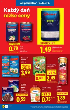 Sunar do ručičky, 100 g rôzne druhy │ platný od 01.09.2025 | Strana: 24