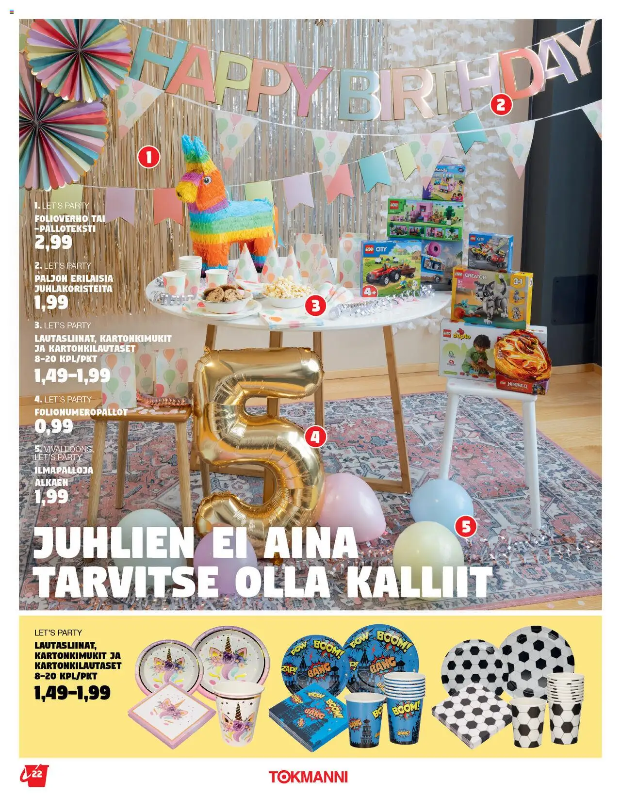 Tokmanni - Lelut 2025 – voimassa 28.04.2025 alkaen | Sivu: 22