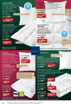 Galeria Karstadt Kaufhof Prospekt 	 ab 03.12.2025 gültig | Seite: 32 | Produkte: Hülle, Kopfkissen