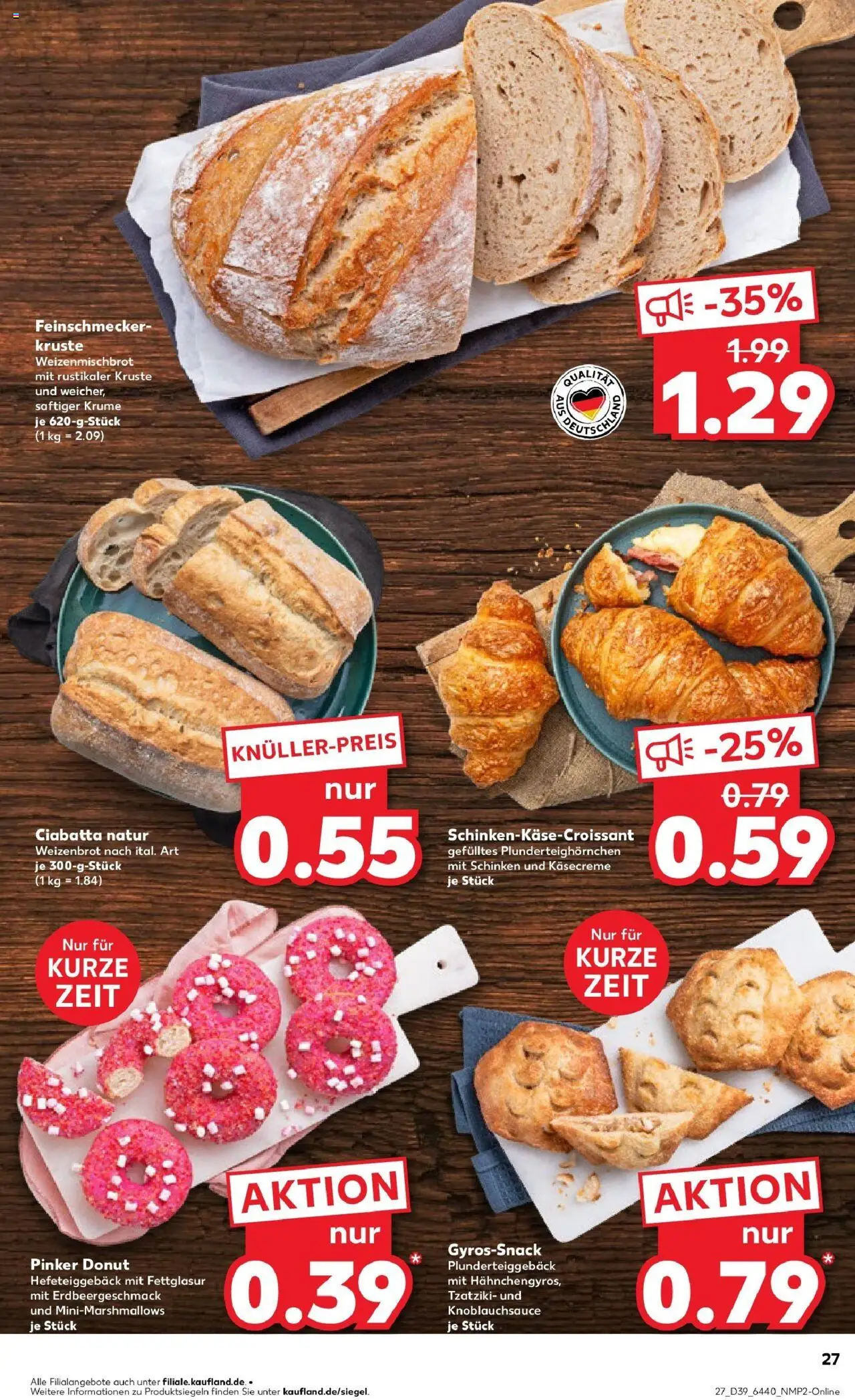 Kaufland prospekt Dörfles-Esbach	 – gültig ab 25.09.2025 | Seite: 27 | Produkte: Schinken