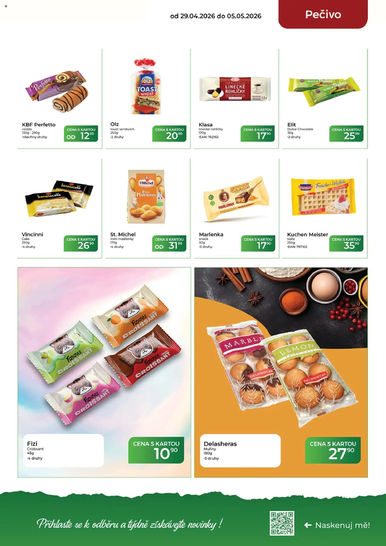 Tamda Foods leták od 29.04.2026 | Strana: 27 | Produkty: Vafle, Linecké rohlíčky, Croissant, Marlenka