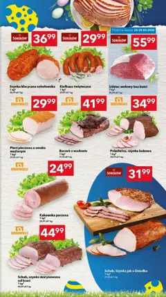 Pogląd oferty "Lewiatan gazetka - Legnica" - ważna od 26.03.2026 | Strona: 3 | Produkty: Kiełbasa, Szynka, Boczek