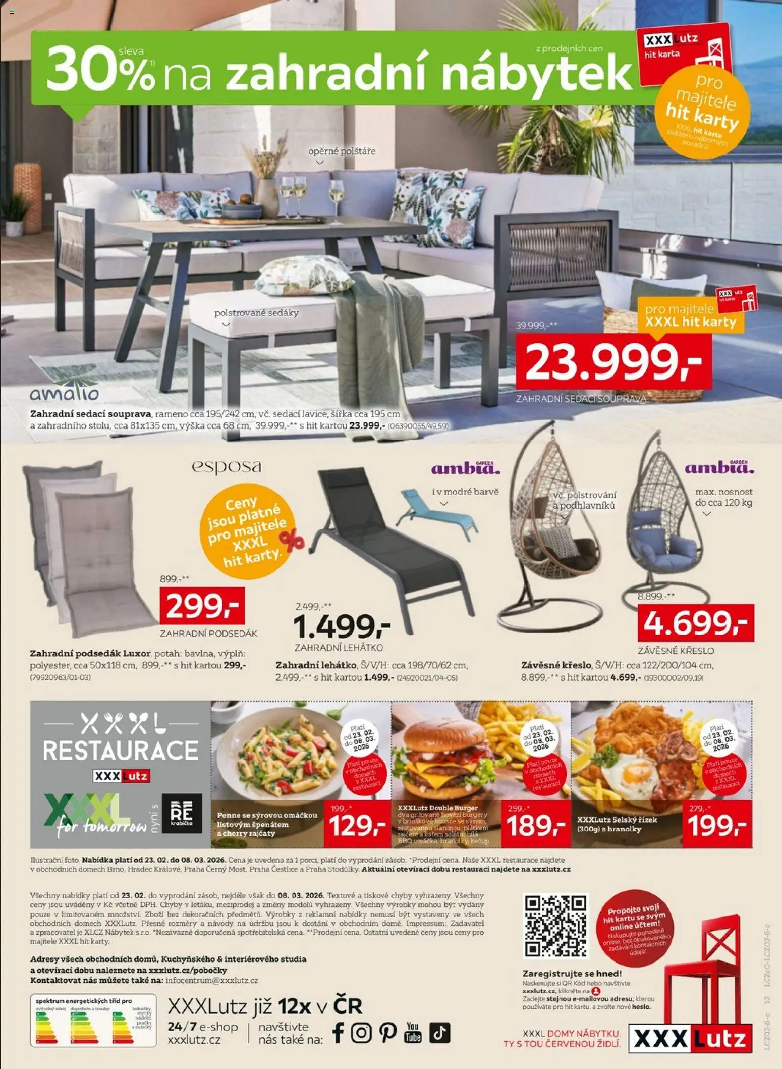 XXXLutz leták od 23.02.2026 | Strana: 12 | Produkty: Zahradní lehátko, Křeslo, Lehátko, Zahradní nábytek