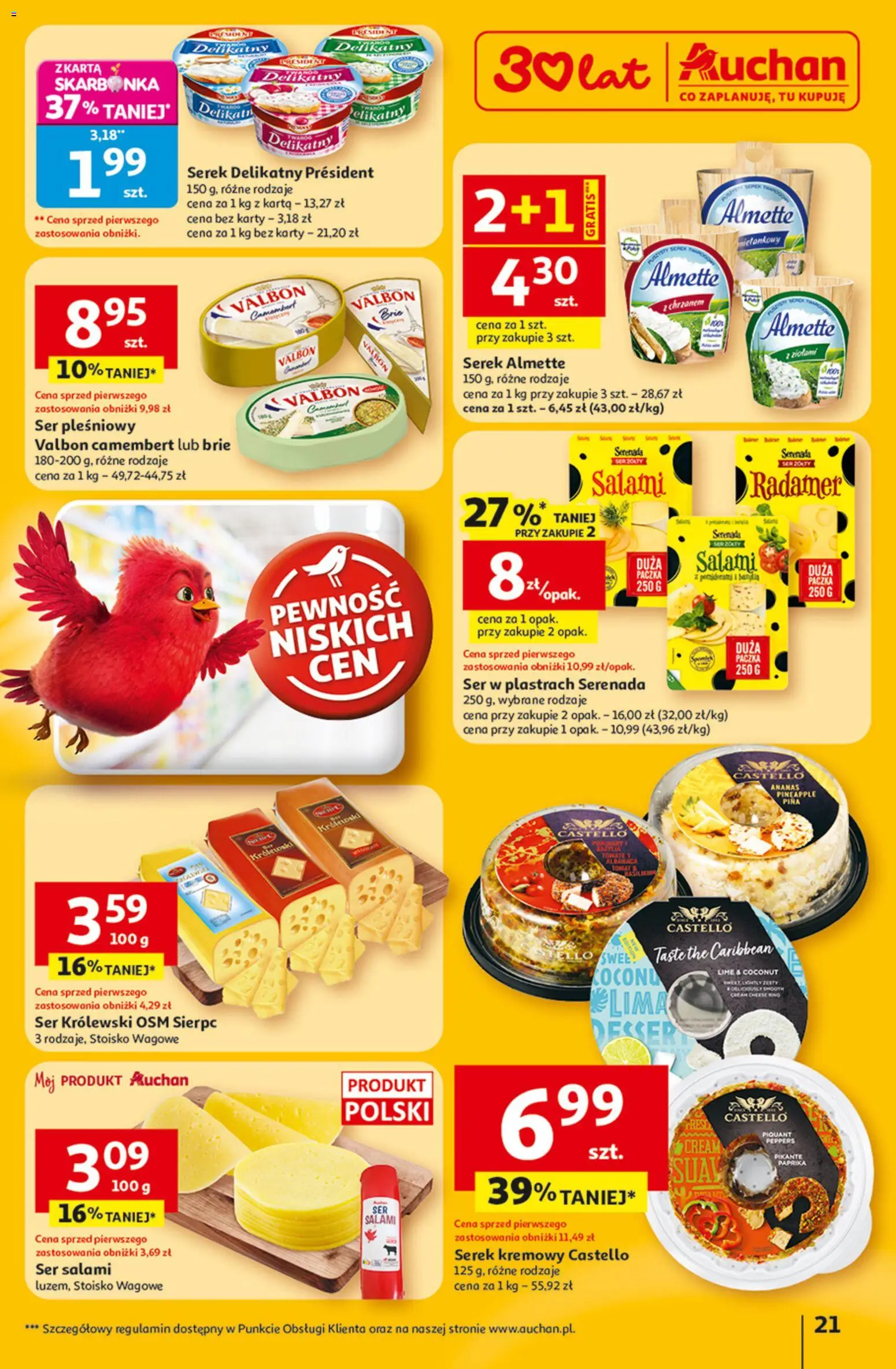 Auchan Gazetka - 30 Lat Hipermarket od 12.02.2026 | Strona: 21