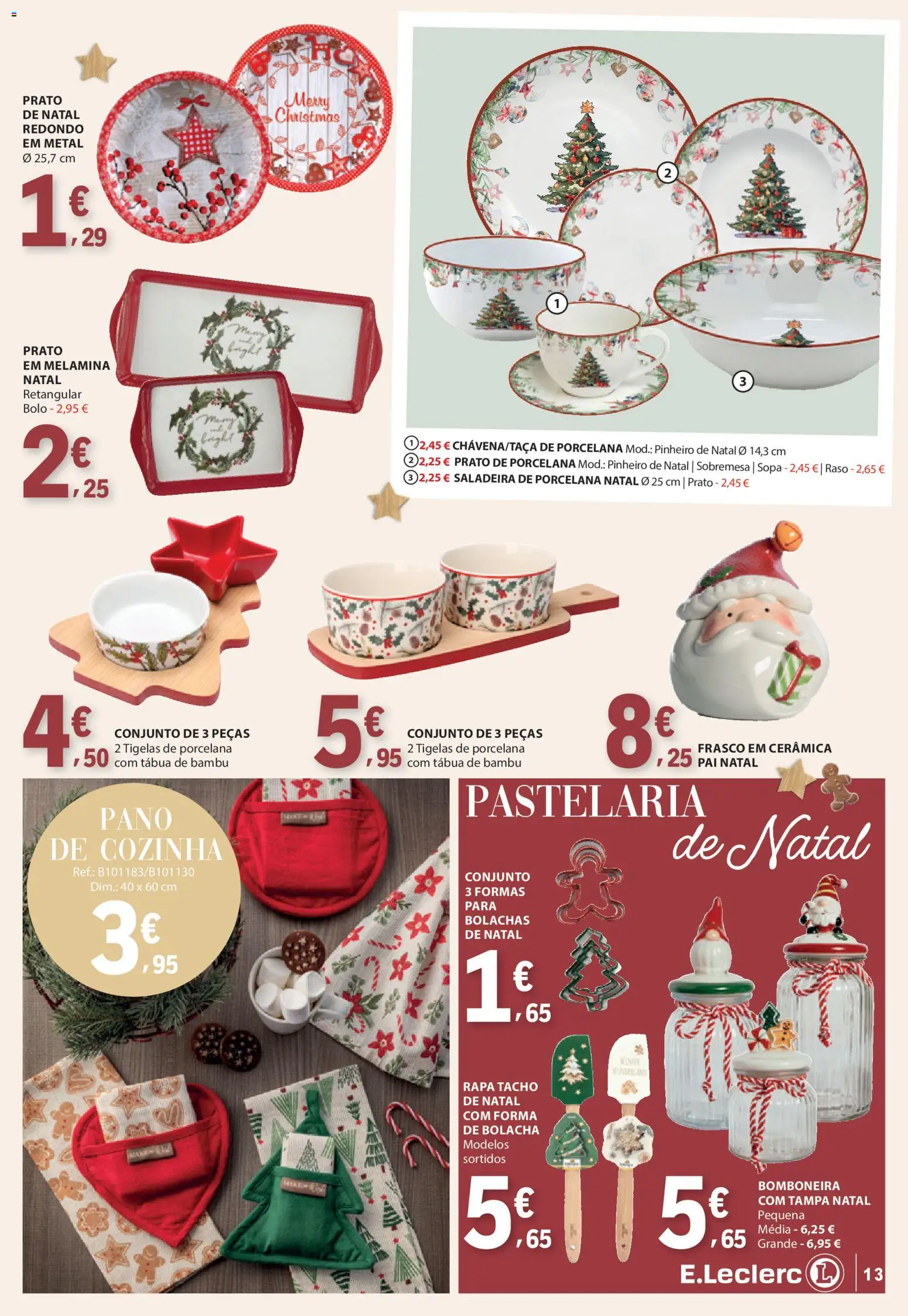 E.Leclerc - Folheto Natal │ válido de 04.11.2025 | Página: 13 | Produtos: Tábua, Bolachas, Bolo, Sopa