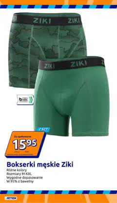 Pogląd oferty "Action Gazetka" - ważna od 31.12.2025 | Strona: 12 | Produkty: Bokserki, Bokserki męskie