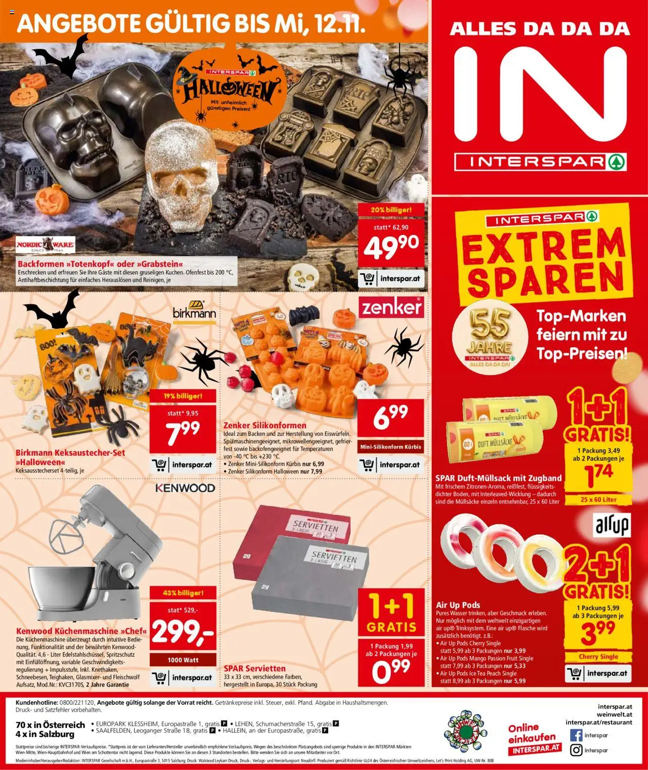Interspar Flugblatt - Salzburg gültig ab 23.10.2025 | Seite: 24 | Produkte: Wasser, Mango, Kürbis, Duft