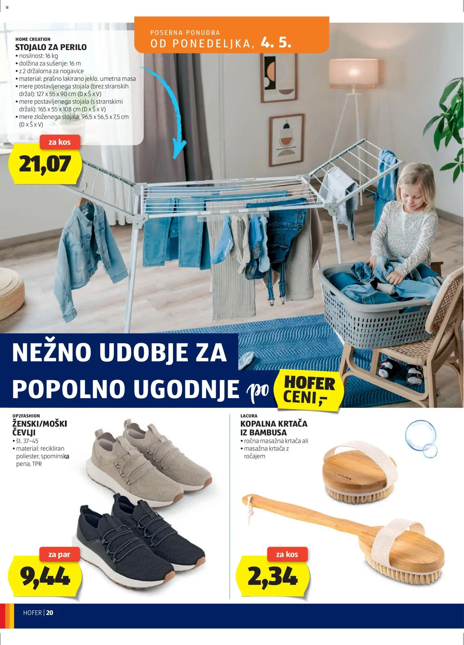 Hofer SI katalog | vrijedi od 29.04.2026 | Stranica: 20