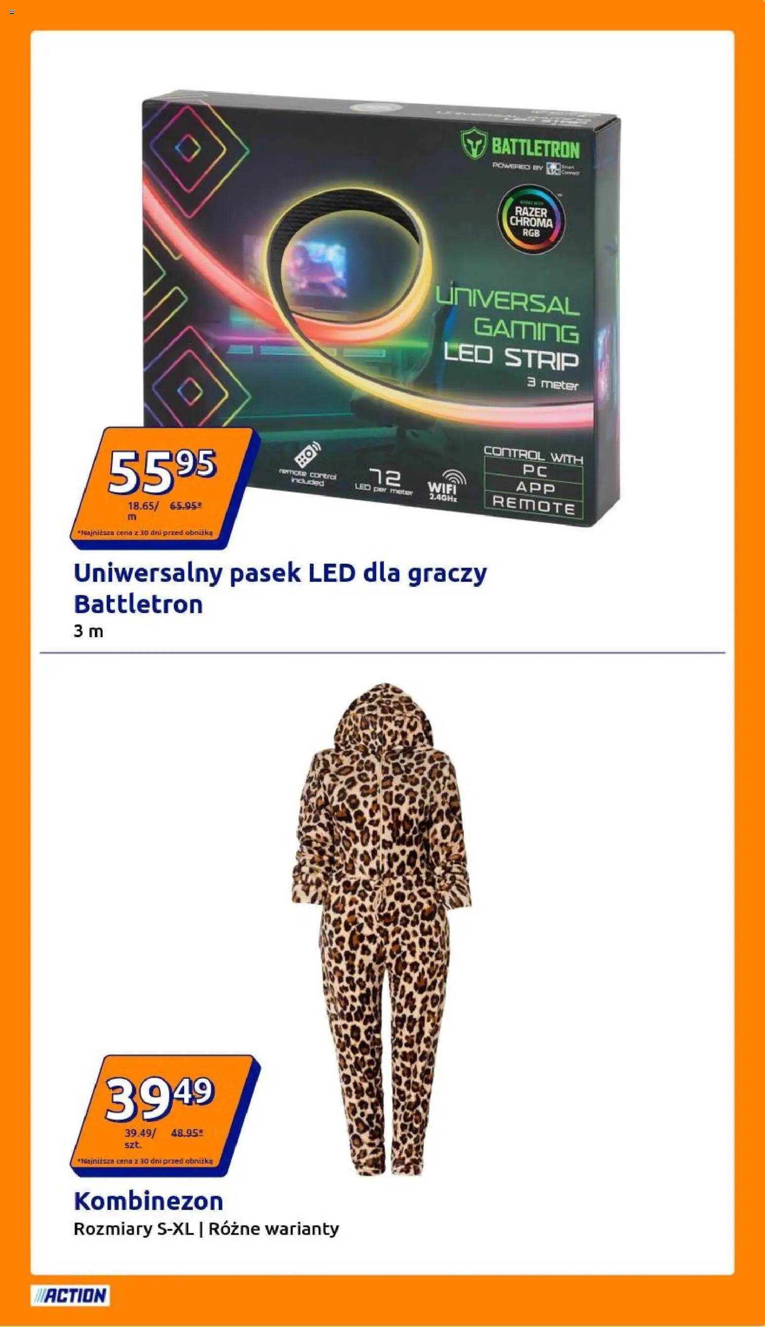 Action Gazetka od 24.12.2025 | Strona: 15 | Produkty: Kombinezon, Pasek