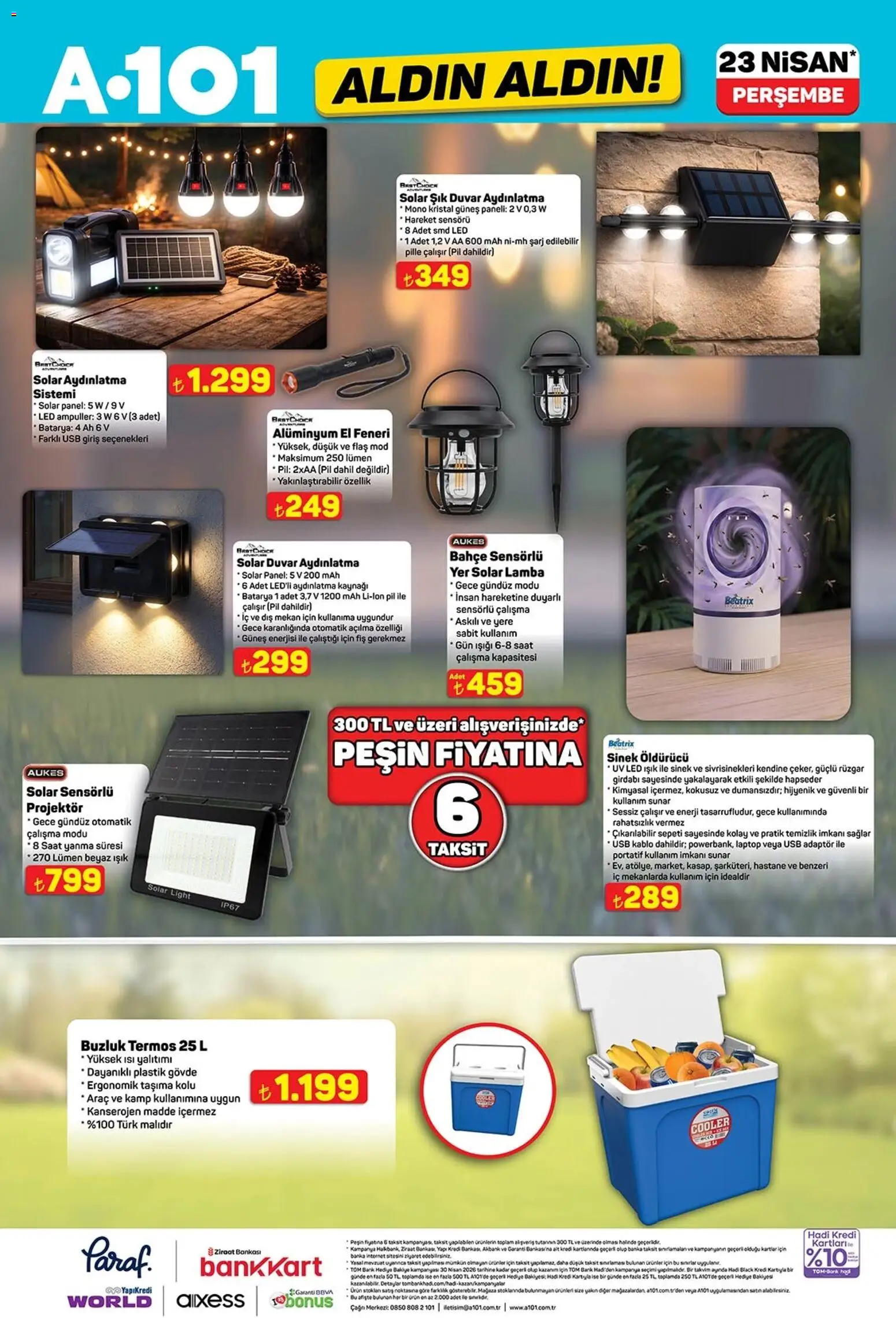 A101 - Katalog Aldın Aldın - 23.04.2026 tarihinden itibaren geçerlidir | Sayfa: 14 | Ürünler: Lamba, Laptop, Saat, Adaptör