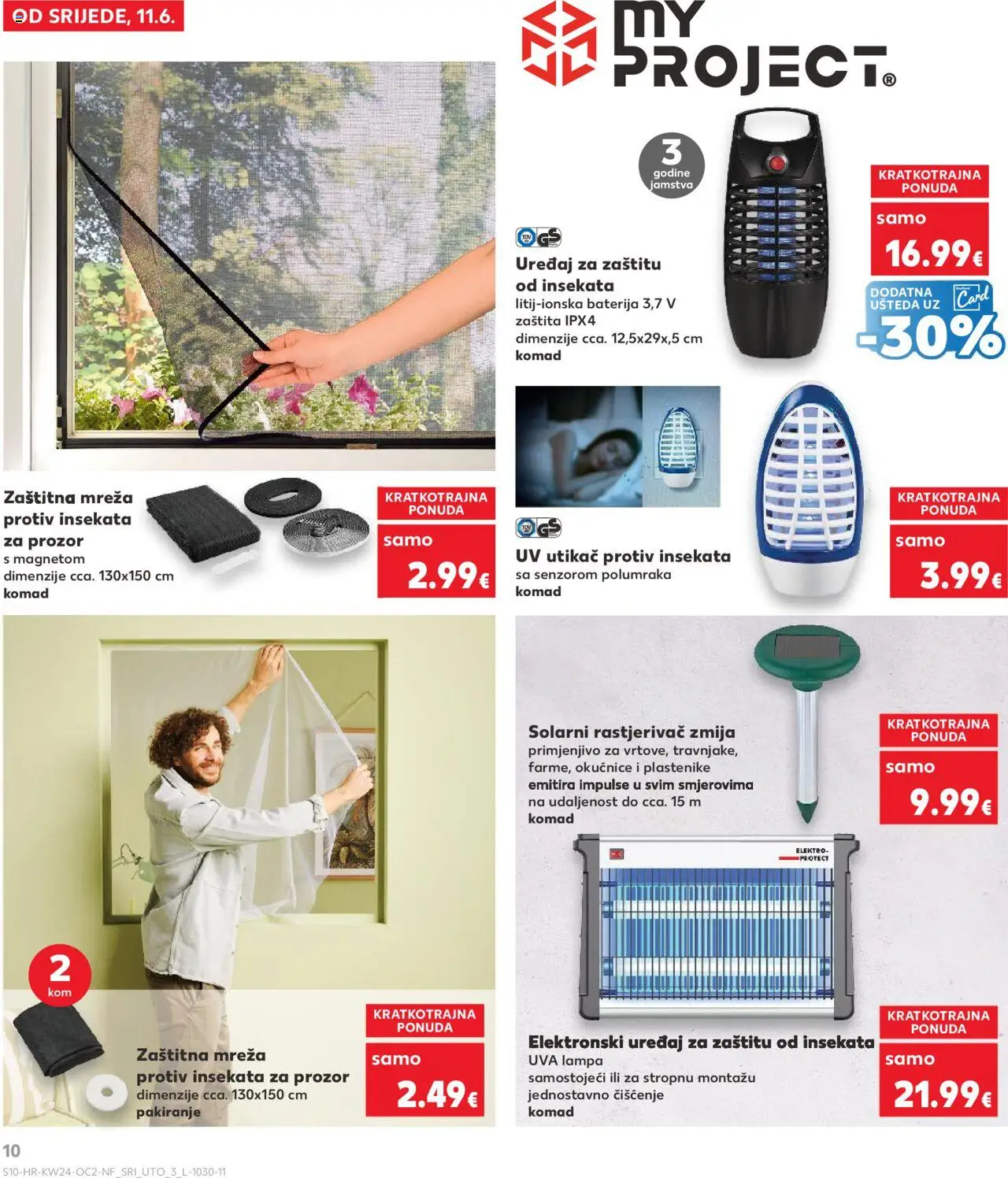 Kaufland HR akciós ujság - amely érvényes a következő dátumtól: 11.06.2025 | Oldal: 10 | Termékek: Lámpa
