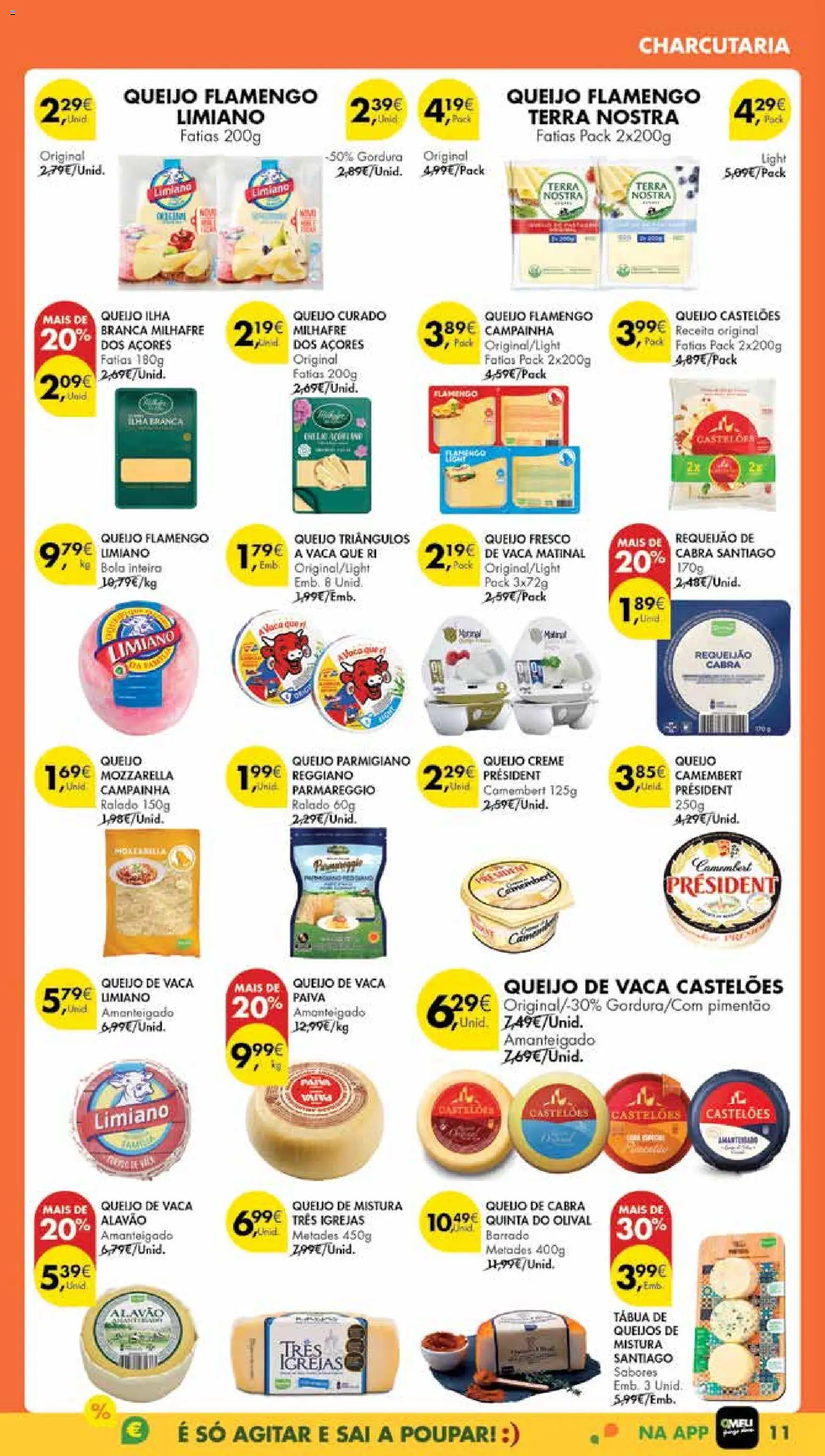 Pingo Doce Poupe Esta Semana Madeira │ válido de 28.10.2025 | Página: 11 | Produtos: Tábua, Queijo creme, Campainha, Queijo