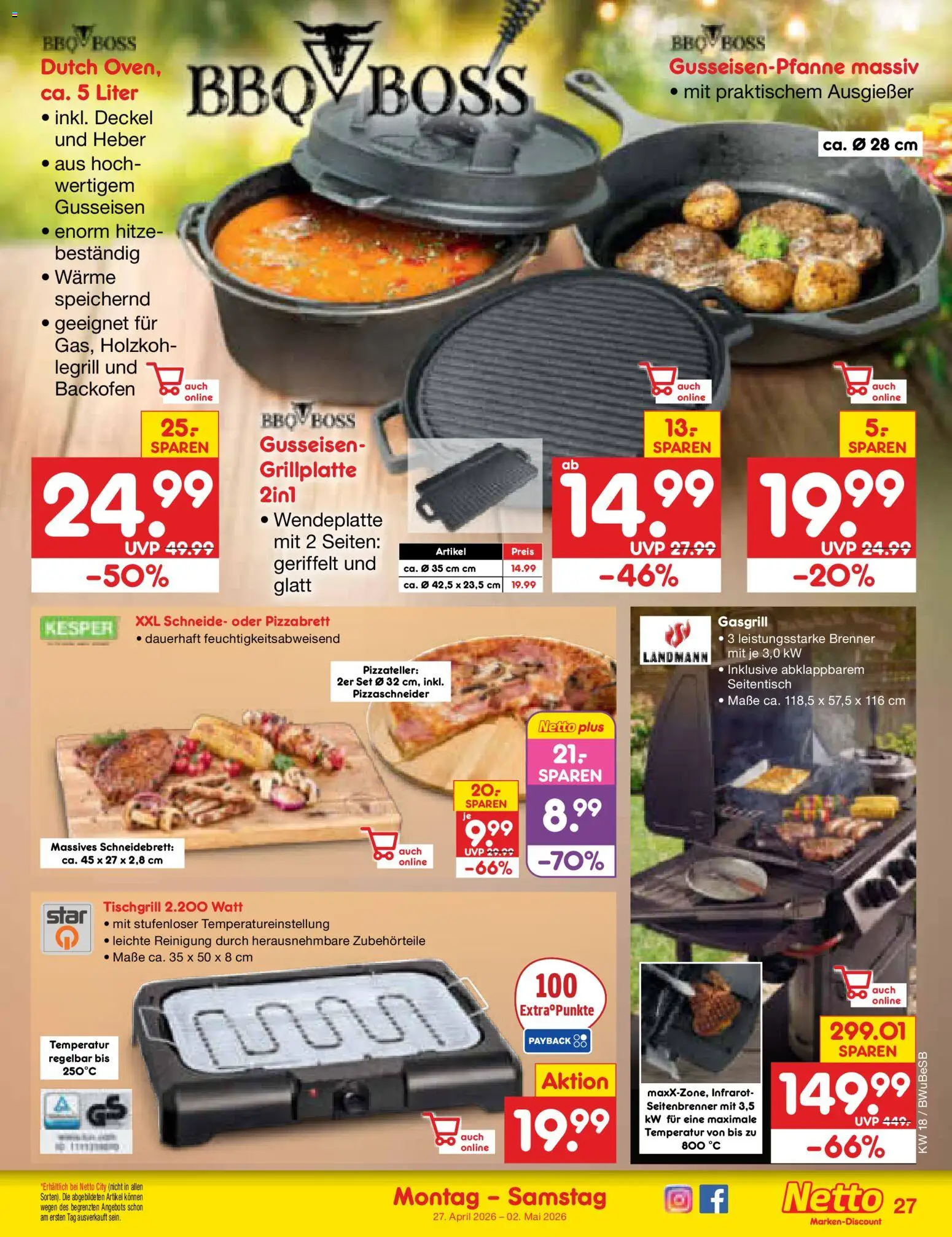 Netto Marken-Discount Prospekt 	 – gültig ab 27.04.2026 | Seite: 37 | Produkte: Backofen