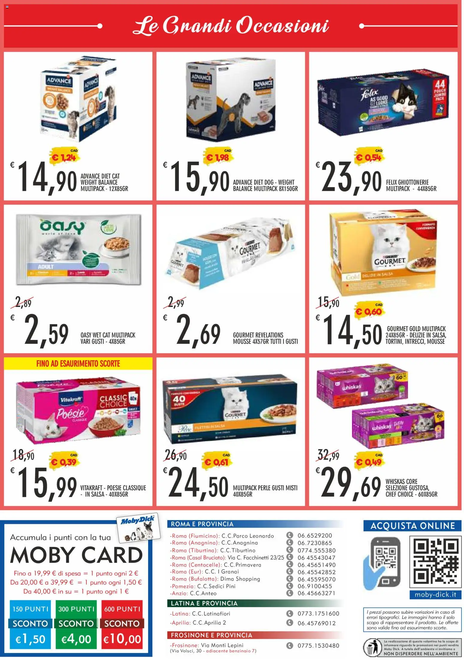 Volantino Moby Dick del 22.10.2025 | Pagina: 12 | Prodotti: Salsa