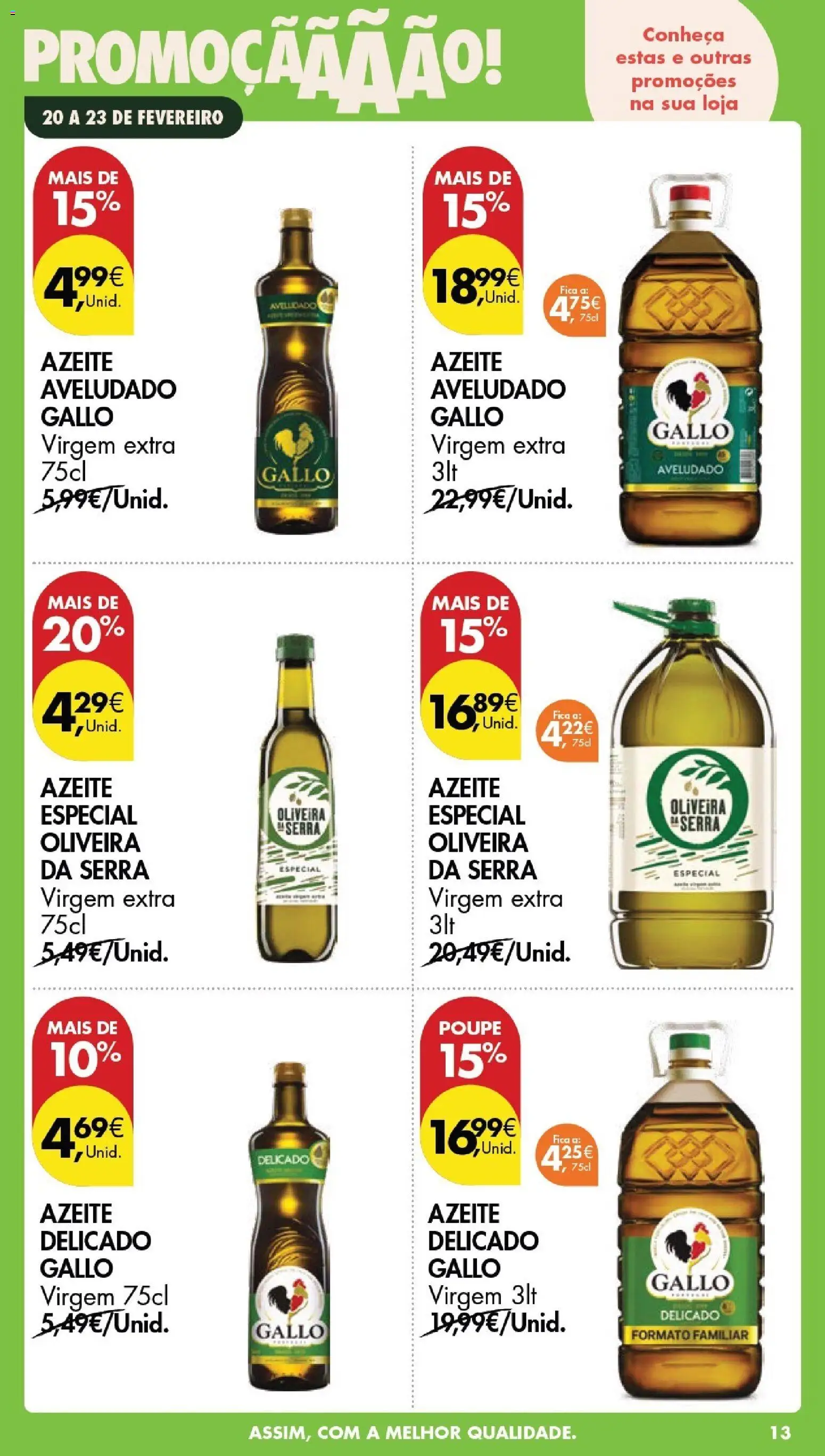 Pingo Doce Poupe este Fim de Semana │ válido de 20.02.2026 | Página: 13 | Produtos: Azeite