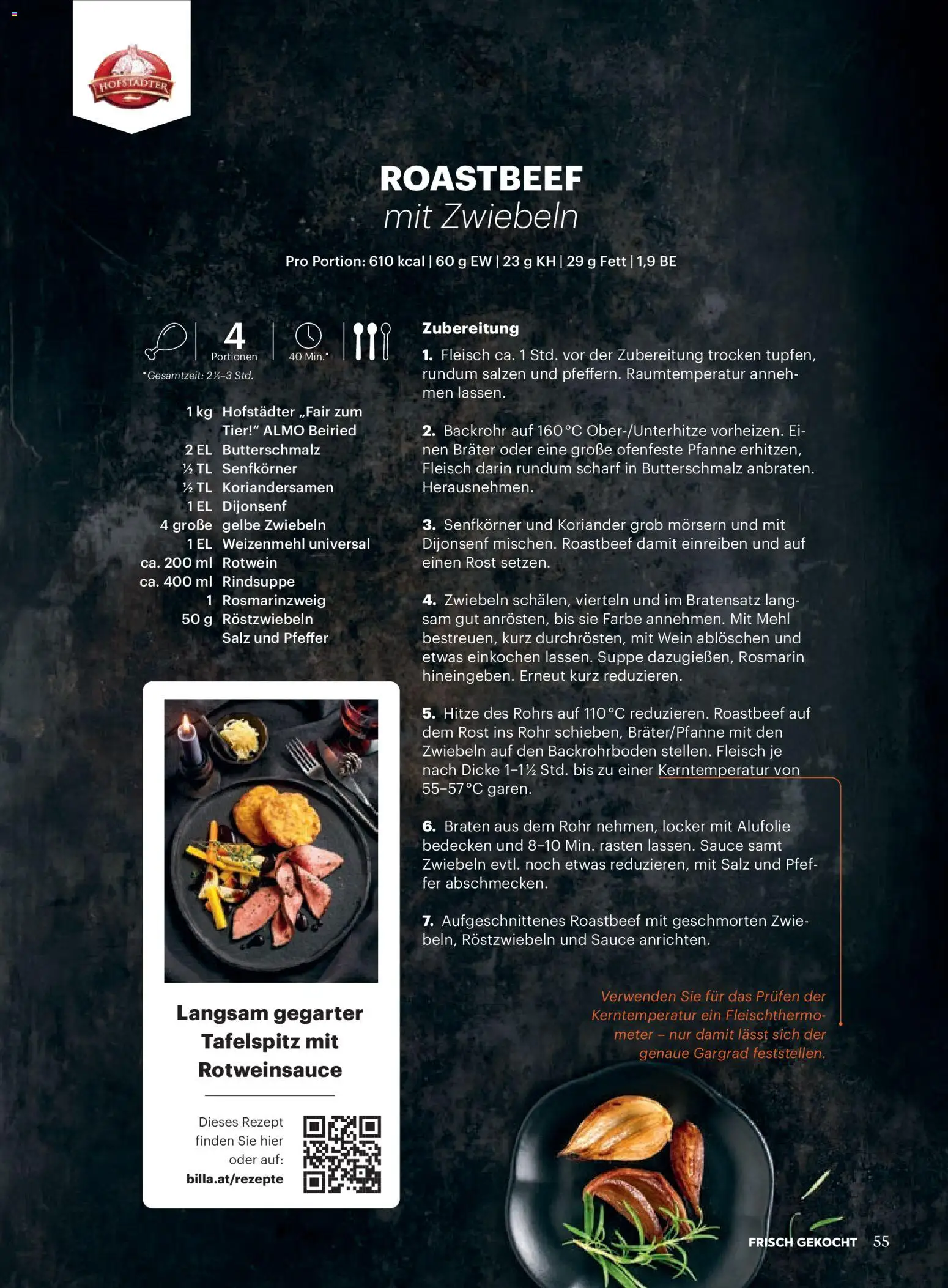 Billa  Frisch Gekocht gültig ab 01.12.2025 | Seite: 55 | Produkte: Zwiebeln, Pfeffer, Cage de football, Wein