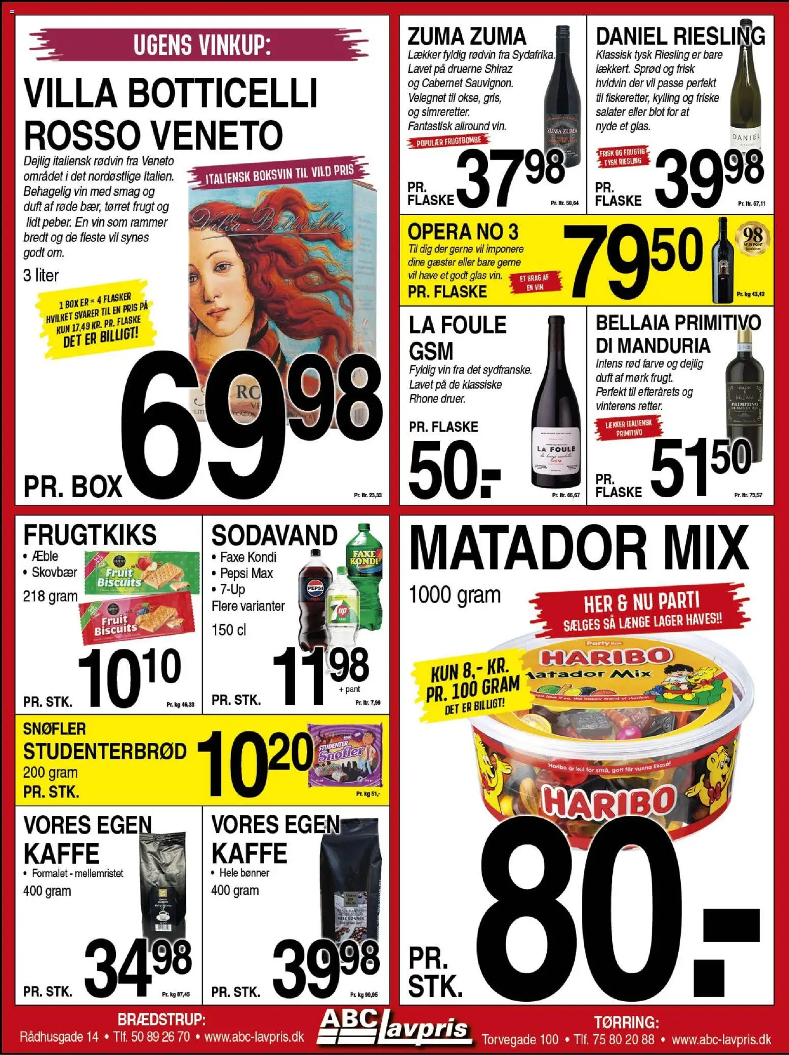 Abc Lavpris tilbudsavis – gyldig fra 22.10.2025 | Side: 6 | Produkter: Bønner, Tørret frugt, Pepsi, Pepsi Max