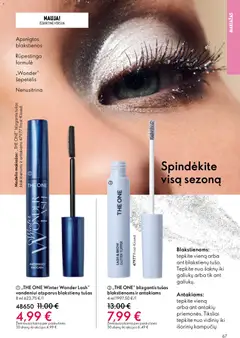 Oriflame leidinys galioja nuo 10.12.2025 | Puslapis: 67 | Prekių: Makiažas, Šepetėlis, Tušas