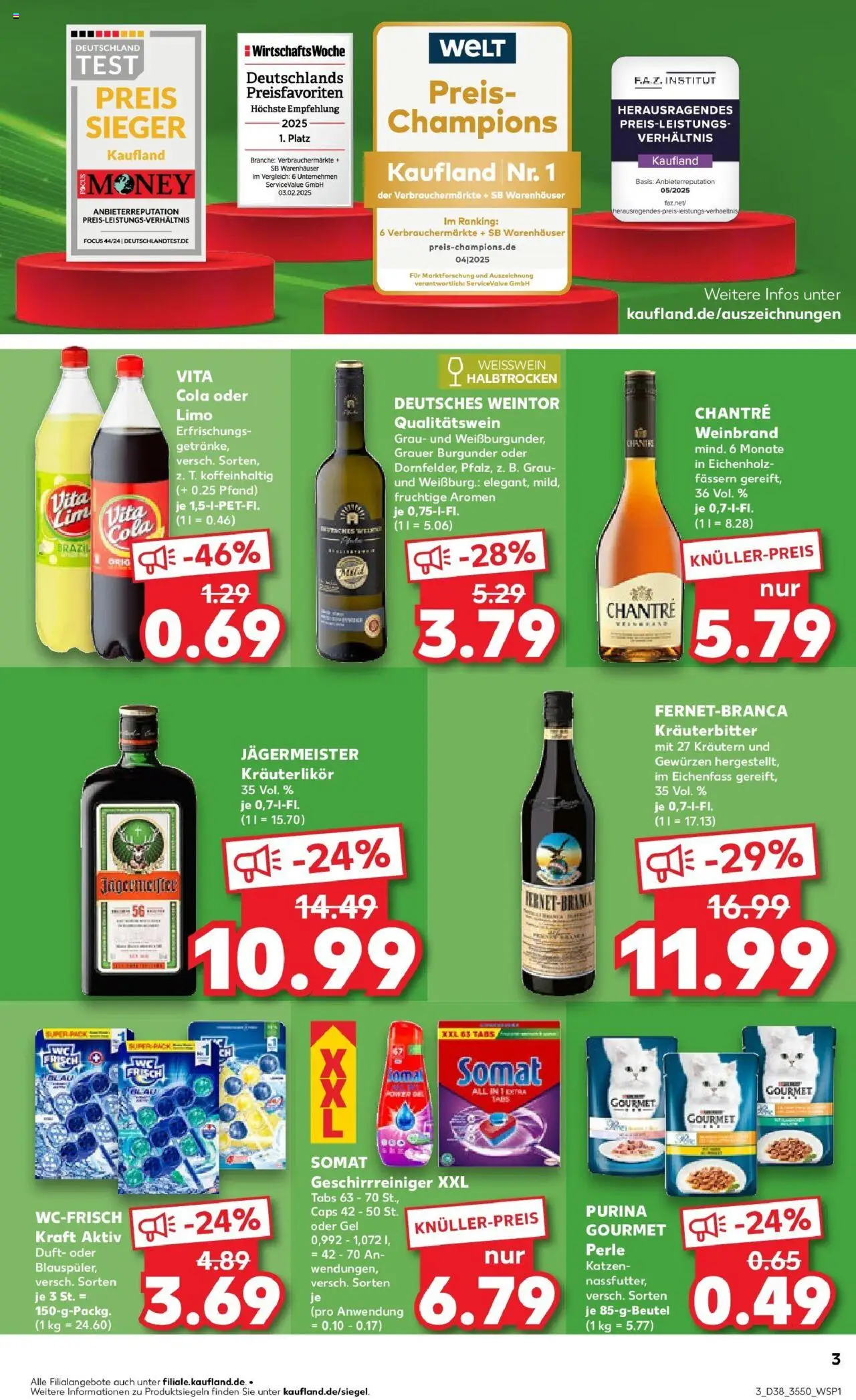 Kaufland prospekt Berlin	 – gültig ab 21.09.2025 | Seite: 3 | Produkte: Cola, Duft, Chantré, Vita cola