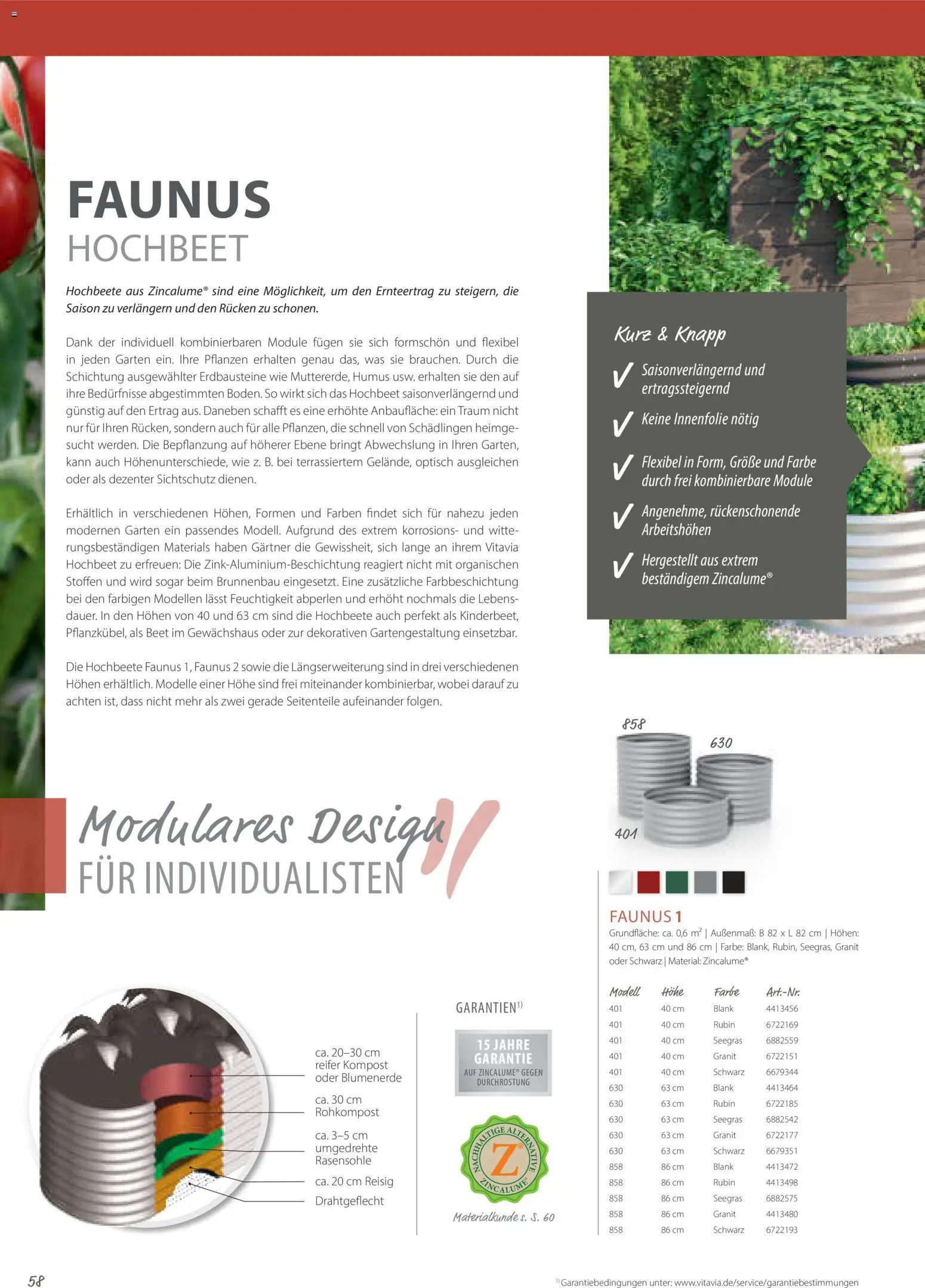 Dehner EPH – Gärtnern & Leben – gültig ab 01.01.2026 | Seite: 58 | Produkte: Hochbeet, Blumenerde