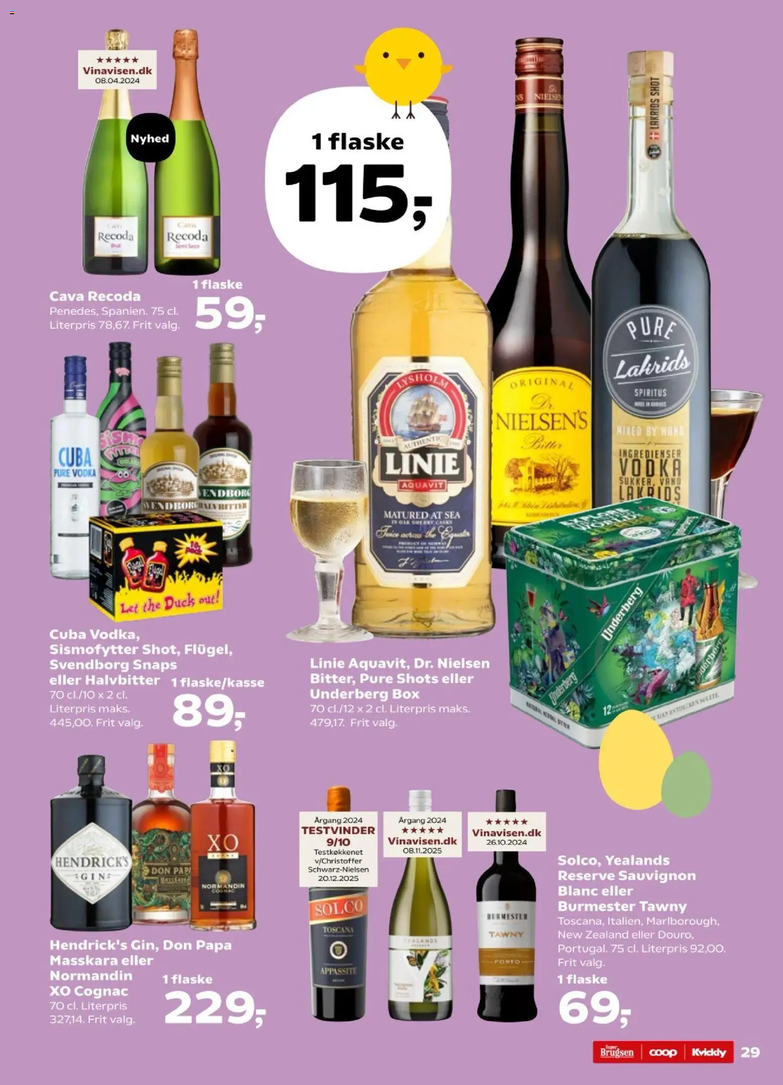 Super Brugsen tilbudsavis – gyldig fra 19.03.2026 | Side: 29 | Produkter: Juice, Vodka, Lakrids
