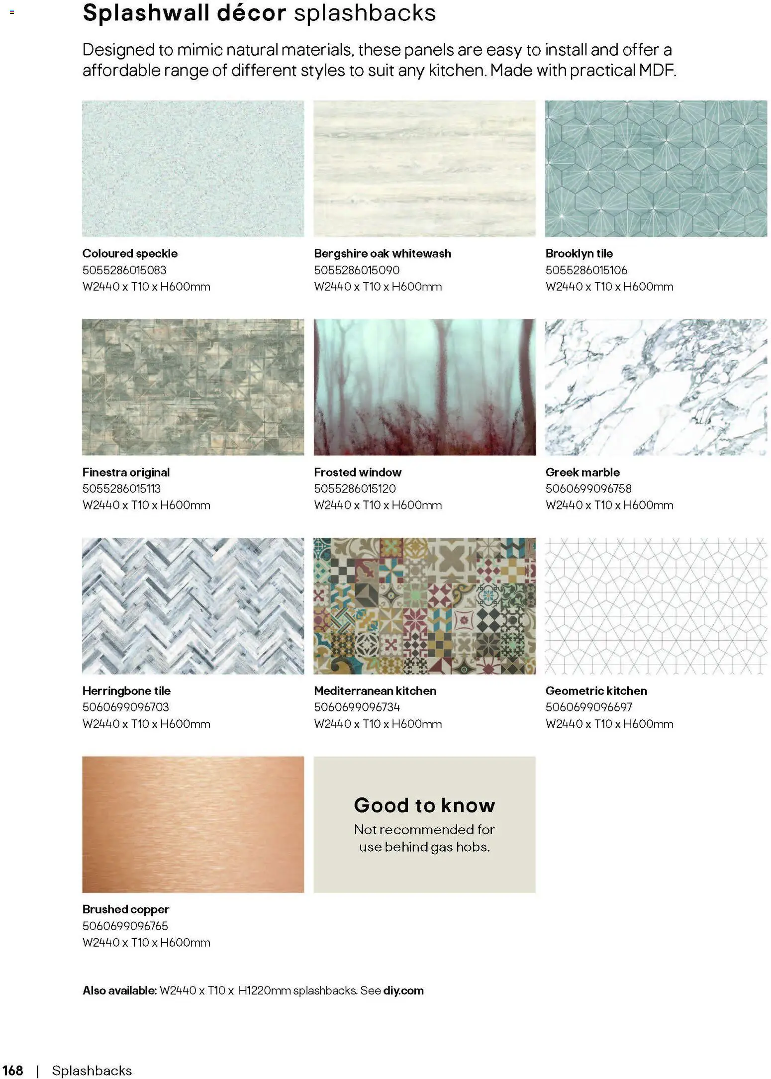 {H1} | Page: 168 | Products: Kitchen, Suit