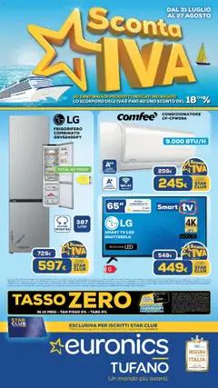 Anteprima del volantino Euronics Napoli catalogo valido a partire dal 31.07.2025