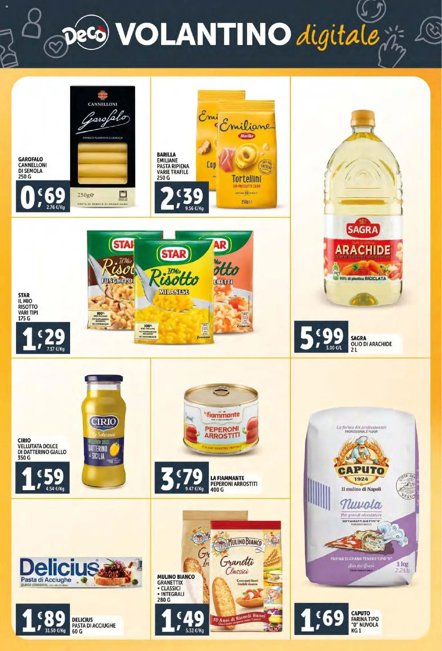 Volantino Decò del 18.12.2025 | Pagina: 35 | Prodotti: Peperoni, Olio, Funghi, Acciughe