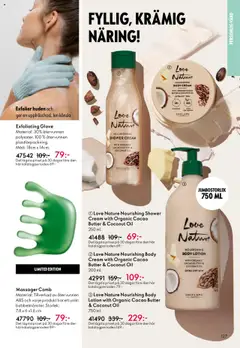 Love Nature Nourishing Body Lotion with Organic Cacao Butter & Coconut Oil, 750 ml. - Förhandsvisning av reklamblad från butik Oriflame aktuell från 08.10.2025 | Sida: 127