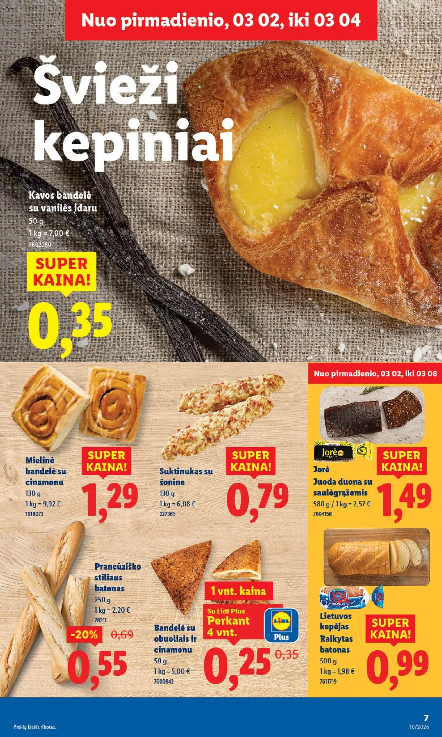 LIDL akcijos nuo 02.03.2026 | Puslapis: 11 | Prekių: Ledai, Pica