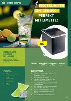 Aldi Aktuelle Garten Sortiment ab 17.03.2025 | Seite: 5 | Produkte: Saft, Gin, Limette