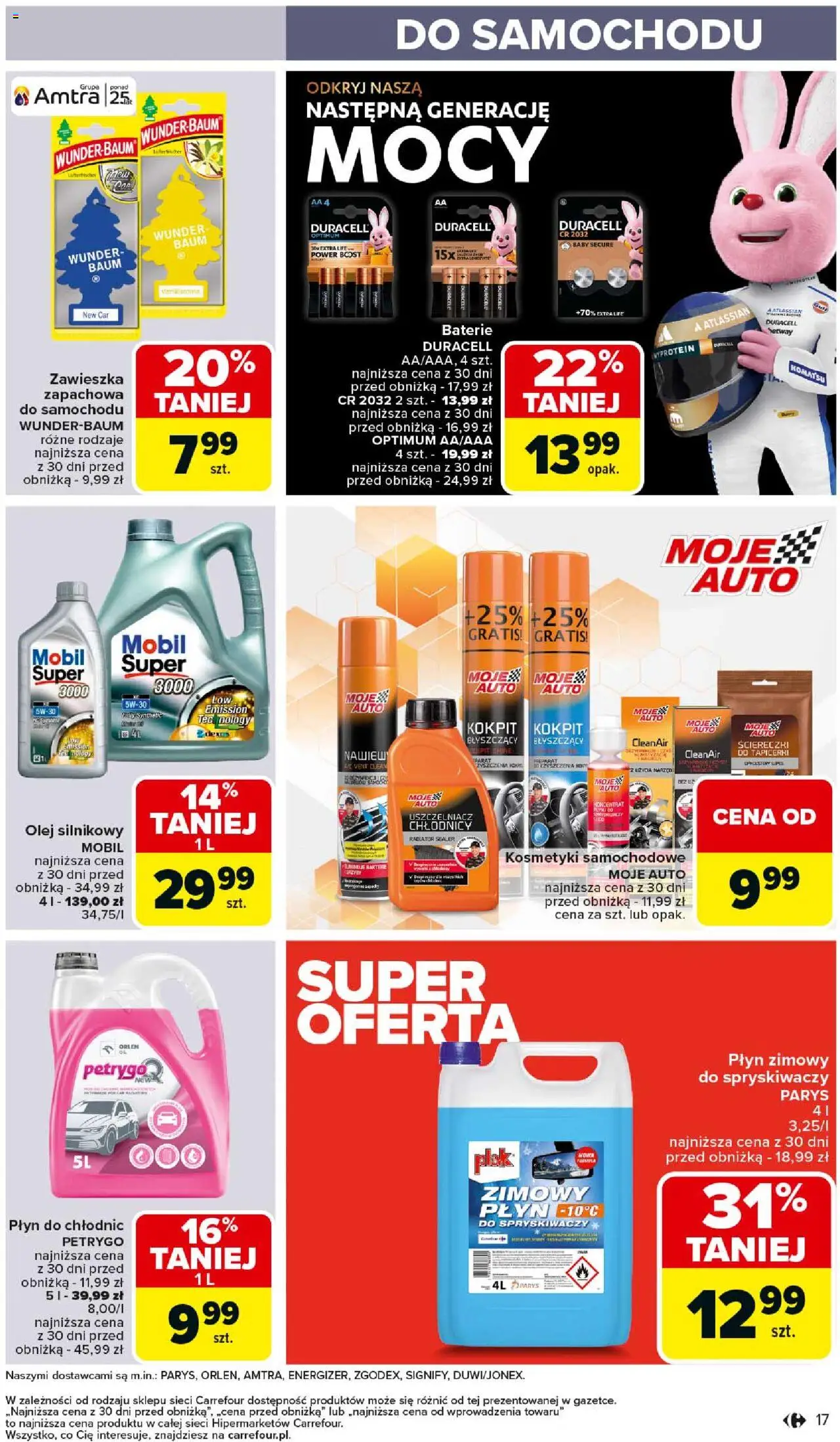 Carrefour Gazetka - Łap okazje od 25.09.2025 | Strona: 17 | Produkty: Kosmetyki, Baterie, Olej