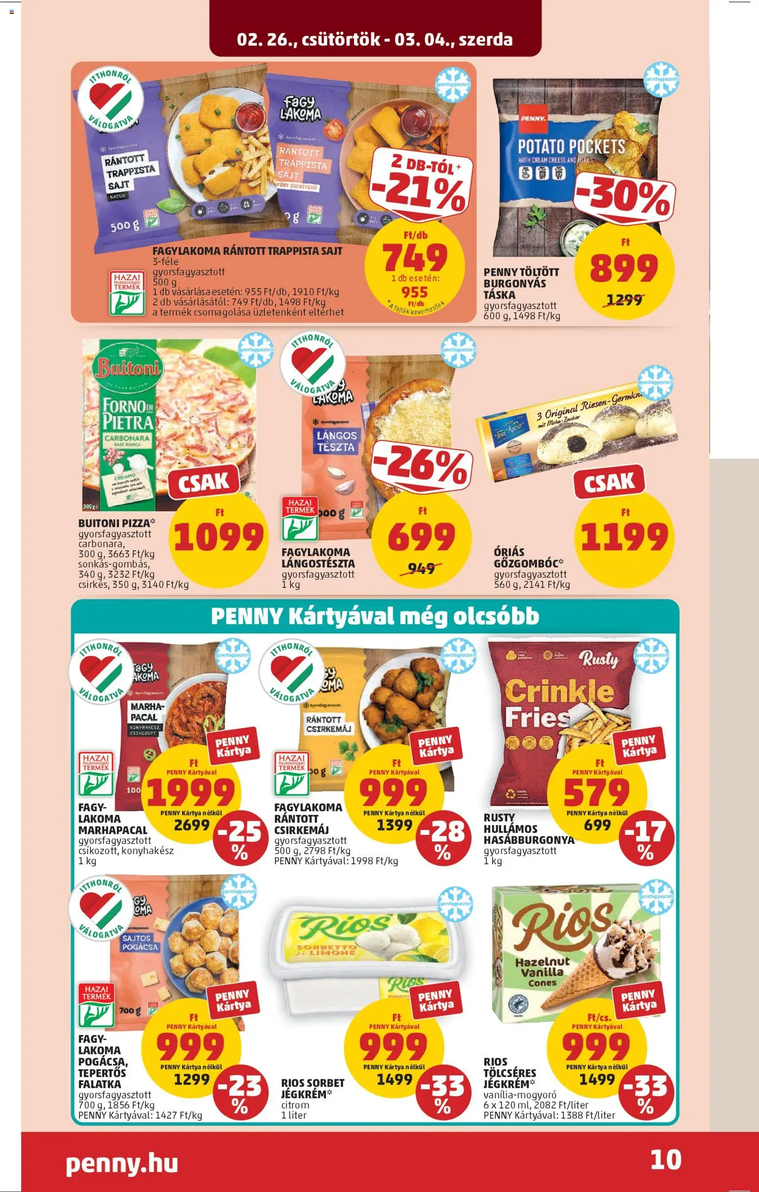 PENNY akciós ujság - amely érvényes a következő dátumtól: 26.02.2026 | Oldal: 14 | Termékek: Táska, Sajt, Trappista sajt, Citrom
